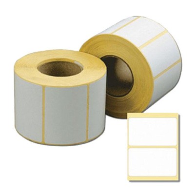 Термотрансферная этикетка 100х150 полуглянец 300 втулка 76мм 